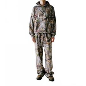 NEW JUNGLES real fake tree drawstring pants in camo
